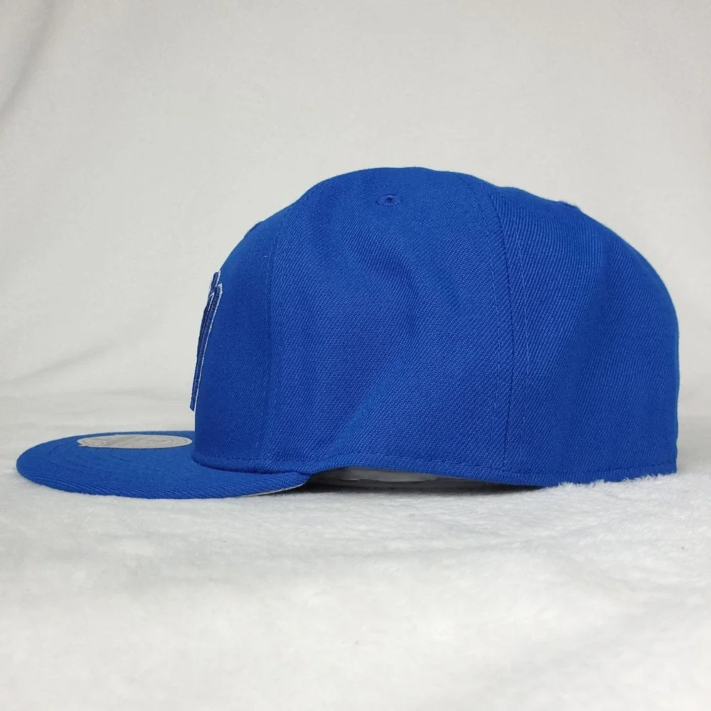 Anaheim Angels Mitchell & Ness MLB Fitted 7 3/4 Liberty Fit‎ Hat Cap Blue NWT